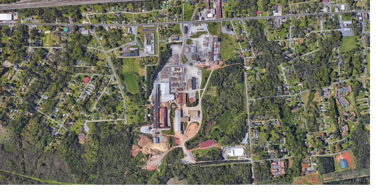 Aerial view of Griffin Forensic Services secure storage facility in Salisbury North Carolina